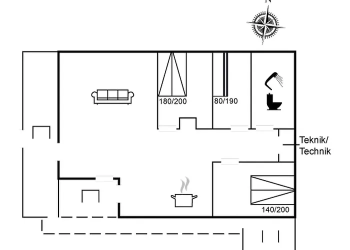Hubert - 150m From The Sea By Interhome * Йёрринг